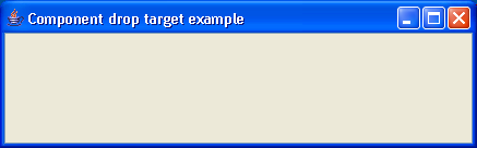 Panel Drop Target