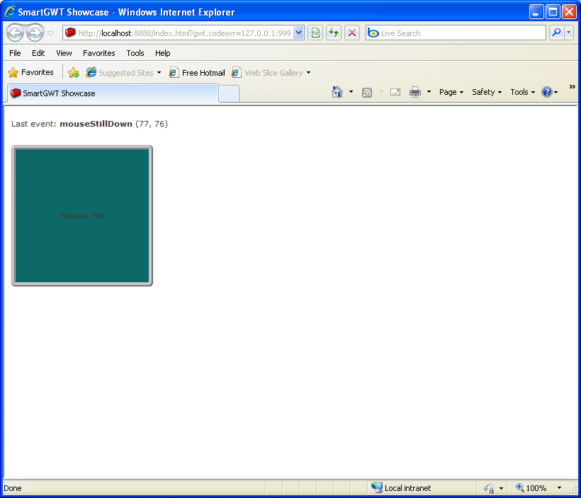 Mouse Still Down Handler (Smart GWT)