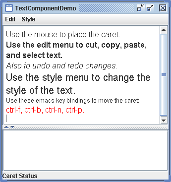 Text Component Demo 2