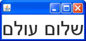 Set font for I18N to JTextArea